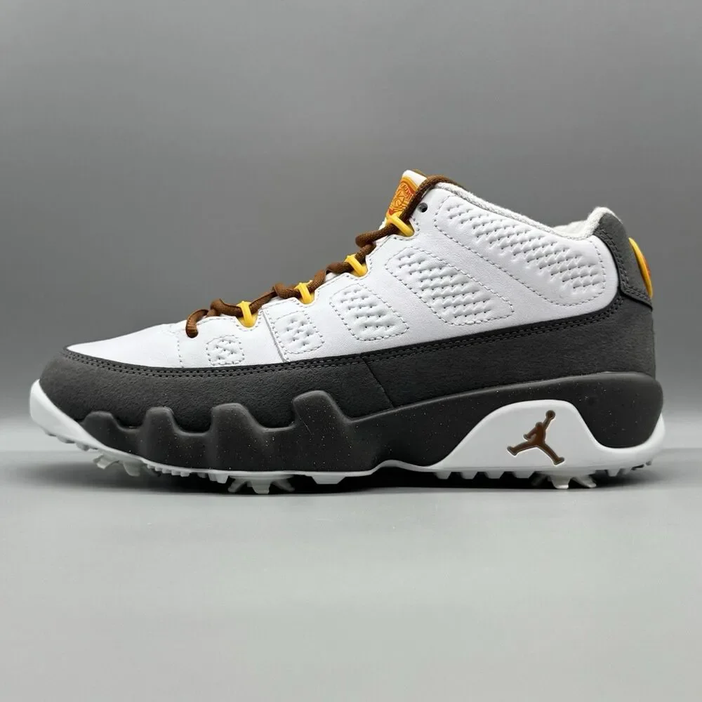 Nike Air Jordan 9 Golf Low US Open Size 7.5 Men's (FN6931-100) White Grey NEW